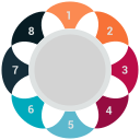 Analytics,Infographic,Pie chart